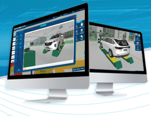 汽车底盘检修仿真教学软件